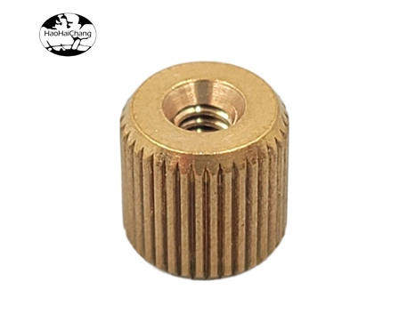 HHC-452 memimpin tembaga dalaman Thread Studs Knurled Thumb Nuts