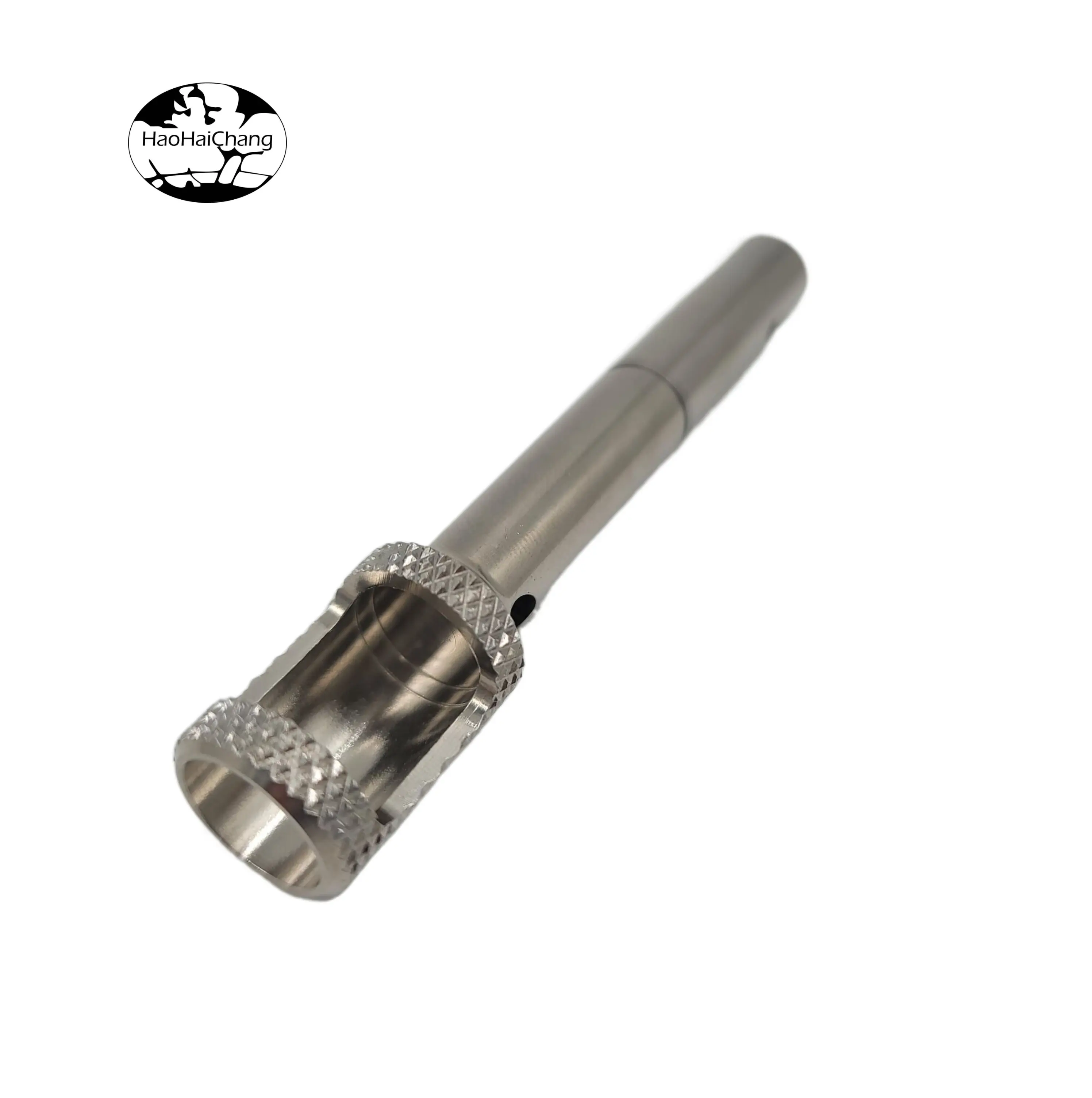 HHC-SCT-03 Auto bahagian keluli tahan karat Knurled separa Hollow Joystick